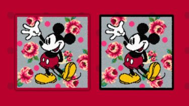 フェイラーのディズニーコレクション、11月はミッキーマウス「ラブユー」のハンカチが登場